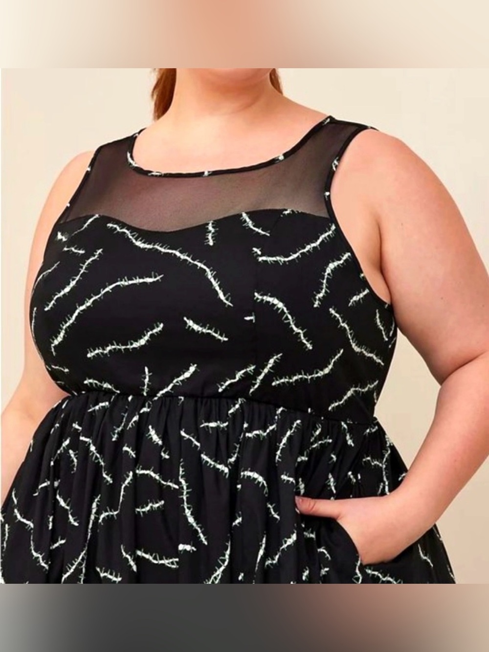 Torrid “Universal Monsters” 0 (Sz 12) Bride of Frankenstein Halloween Dress